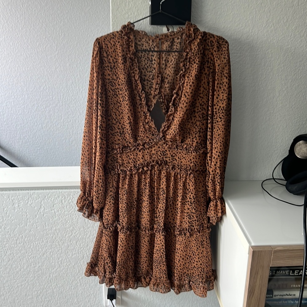 Animal print dress size 8 / Medium